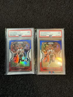 Joe Burrow Red White And Blue Psa 9
