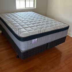 Queen Size Mattress Euro Pillow Top 12" 