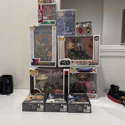 Funko Pop Lot Pins Key Chain And Figures 