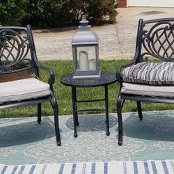 Beautiful,  Cast Chairs And Table  