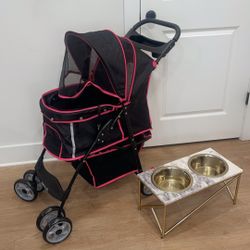Pet Carrier And Feeding Station 