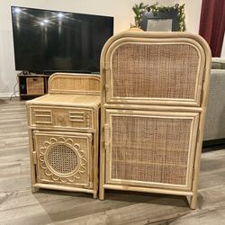Kids Rattan Kitchen Set