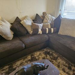 Brown Sectional
