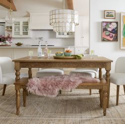 World Market Dining Table + Bench