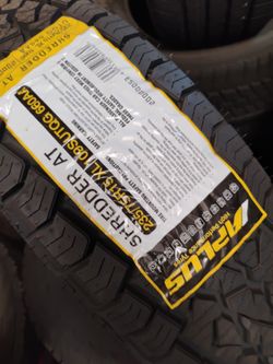 New set of tires 235 75 15 all terrain