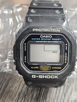 Casio G Shock 901 DW-5600 Alarm Chronograph Men’s Watch Rare