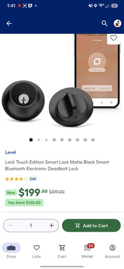 Level lock touch smart lock