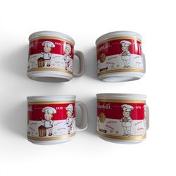 Vintage Campbell’s Soup Collectible Mug Set – Set of 4 🍅☕