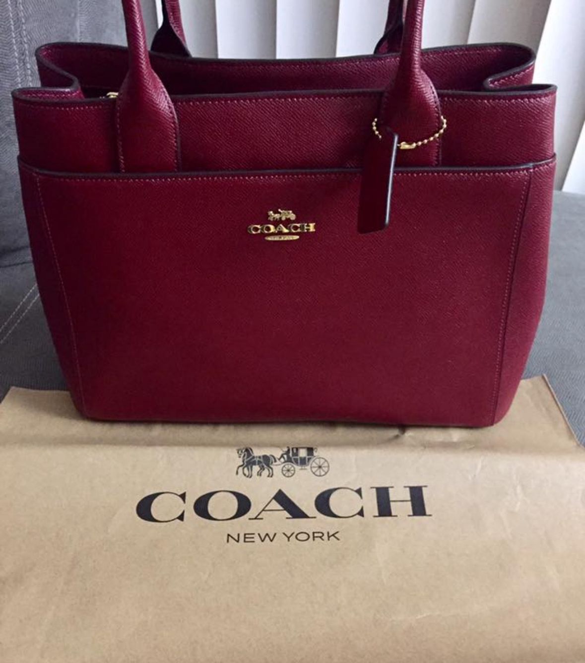 Authentic Coach Bag ( Red Color) For Sale $160
