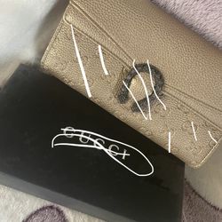 cross body or clutch converter bag gold 