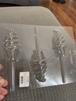 Ice Cream Cone Chocolate Sucker Mold -New