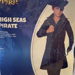 Boys Pirate Costume Large 