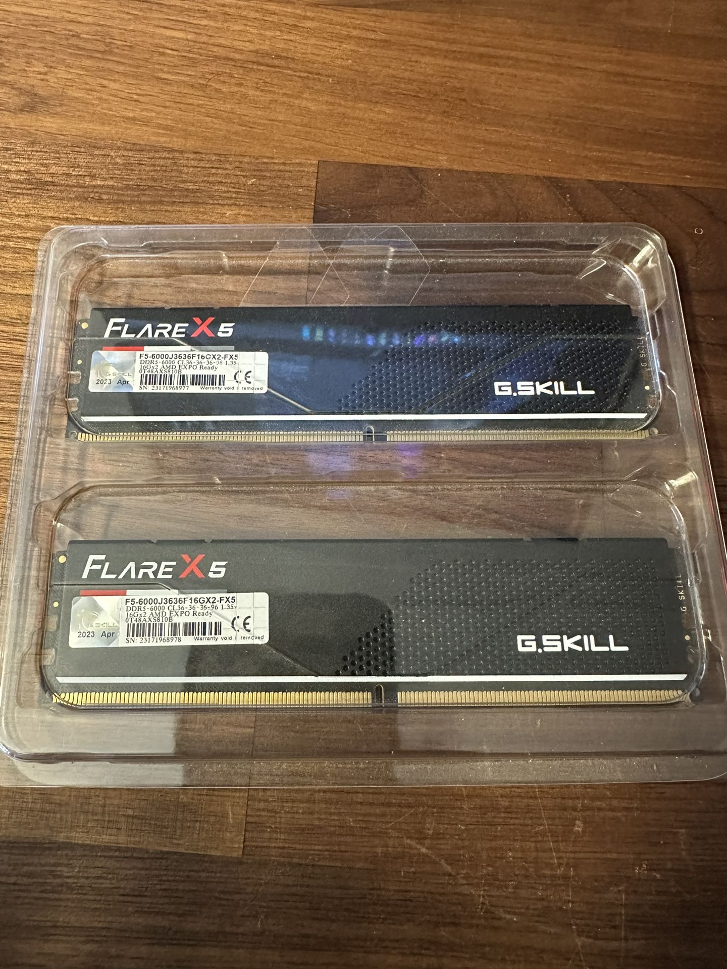 G.SKILL Flare X5 Series DDR5 RAM (AMD Expo & Intel XMP 3.0) 32GB (2x16GB) 6000MT/s CL36-36-36-96 1.3