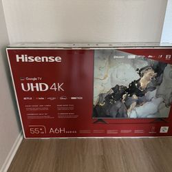 55 inch Hisense Google Smart TV 4K
