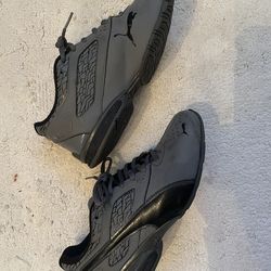 Grey Puma Trainers
