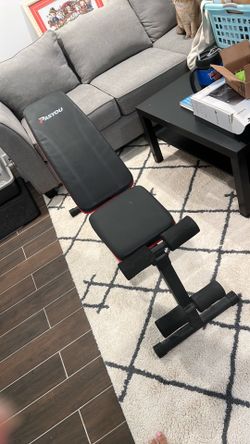 Adjustable workout bench