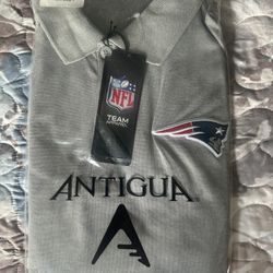 Polo Patriots Antigua NFL Team Apparel