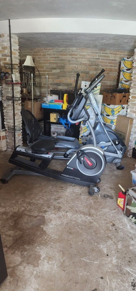 Elliptical Machine And Seated Bicycle