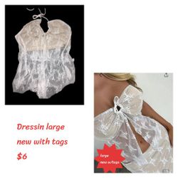 Dressin Lace Top NWT 