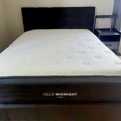 Helix Midnight Luxe Queen Size Mattress With GlacioTex Cooling Cover 