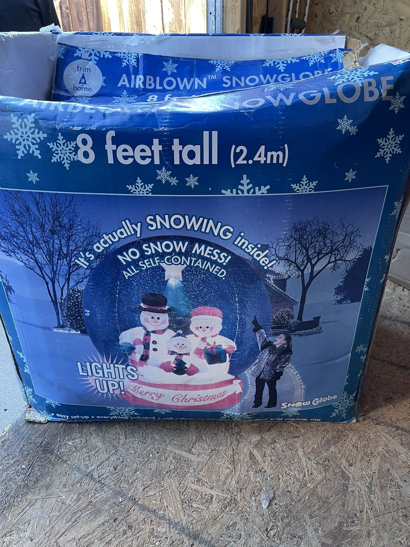 8ft Snow Globe Christmas Decor