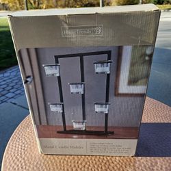 Metal Votive Candle Holders & Stand. New