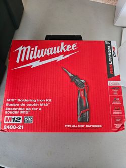 Milwaukee M12 Soldering Iron Kit 2488-21