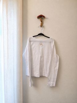 Vintage 90s GAP Angel Kids Long Sleeve White Top – Size Medium