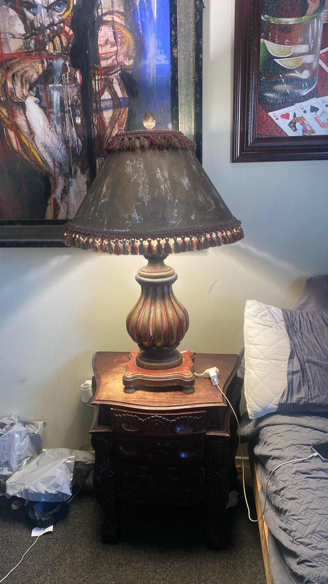 Lampara Para Buró 2 Pies De Alto 