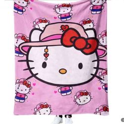 Hello Kitty Bad Bunny Blanket
