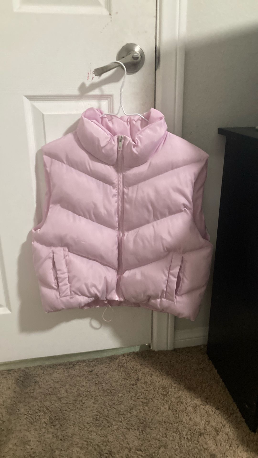 Pink Puffer Vest