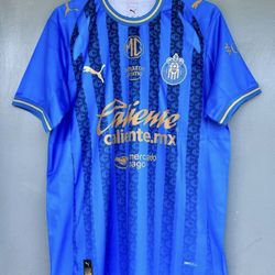 S,M,L,Xl,2XL,3XL,4XL slim fit available Soccer Chivas Guadalajara new jersey 3rd kid blue 2026 azul terser uniforme el rebaño sagrado New Jersey 20