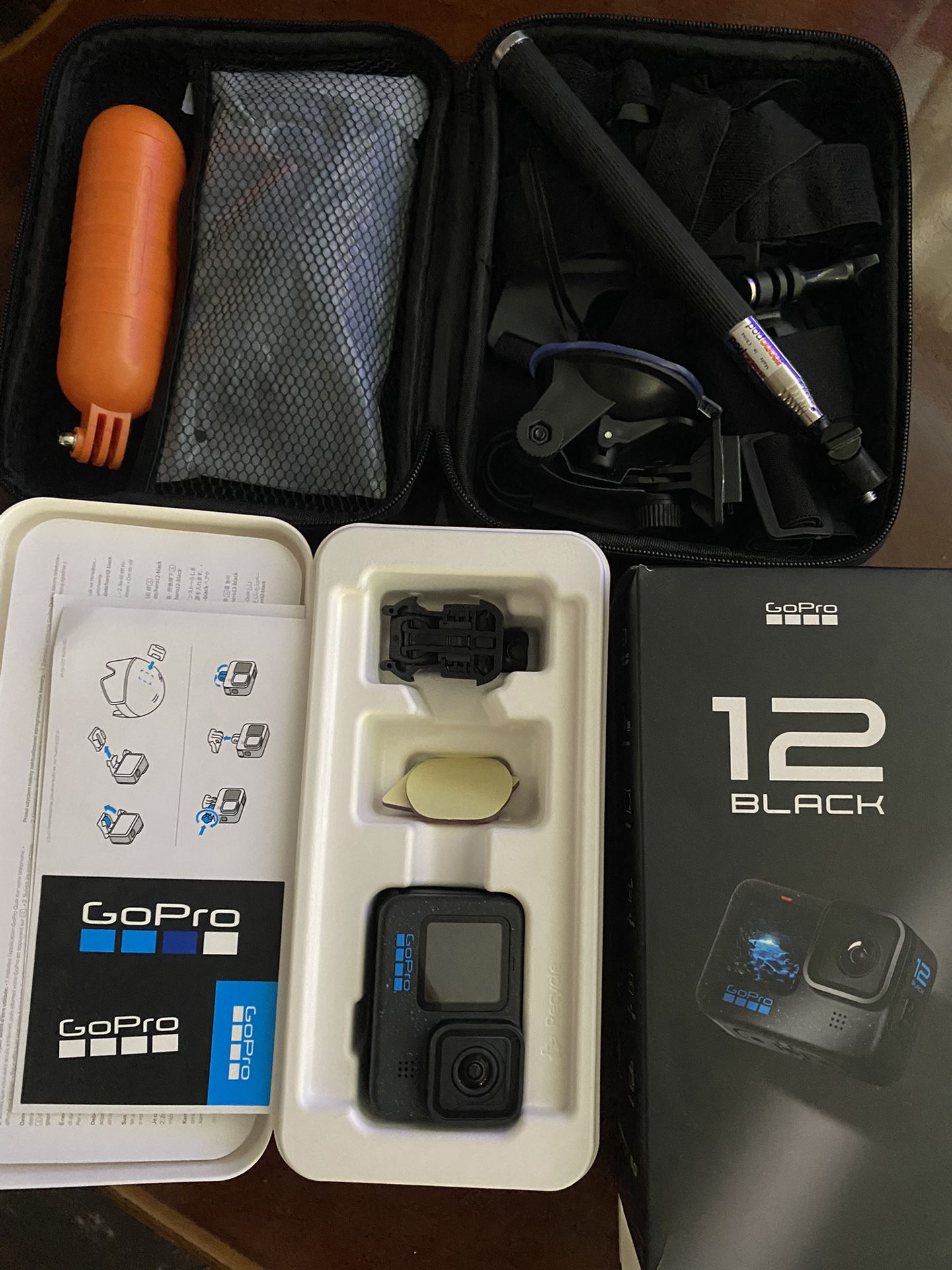 New Go Pro Hero 12  And Accessories 250 Firm 