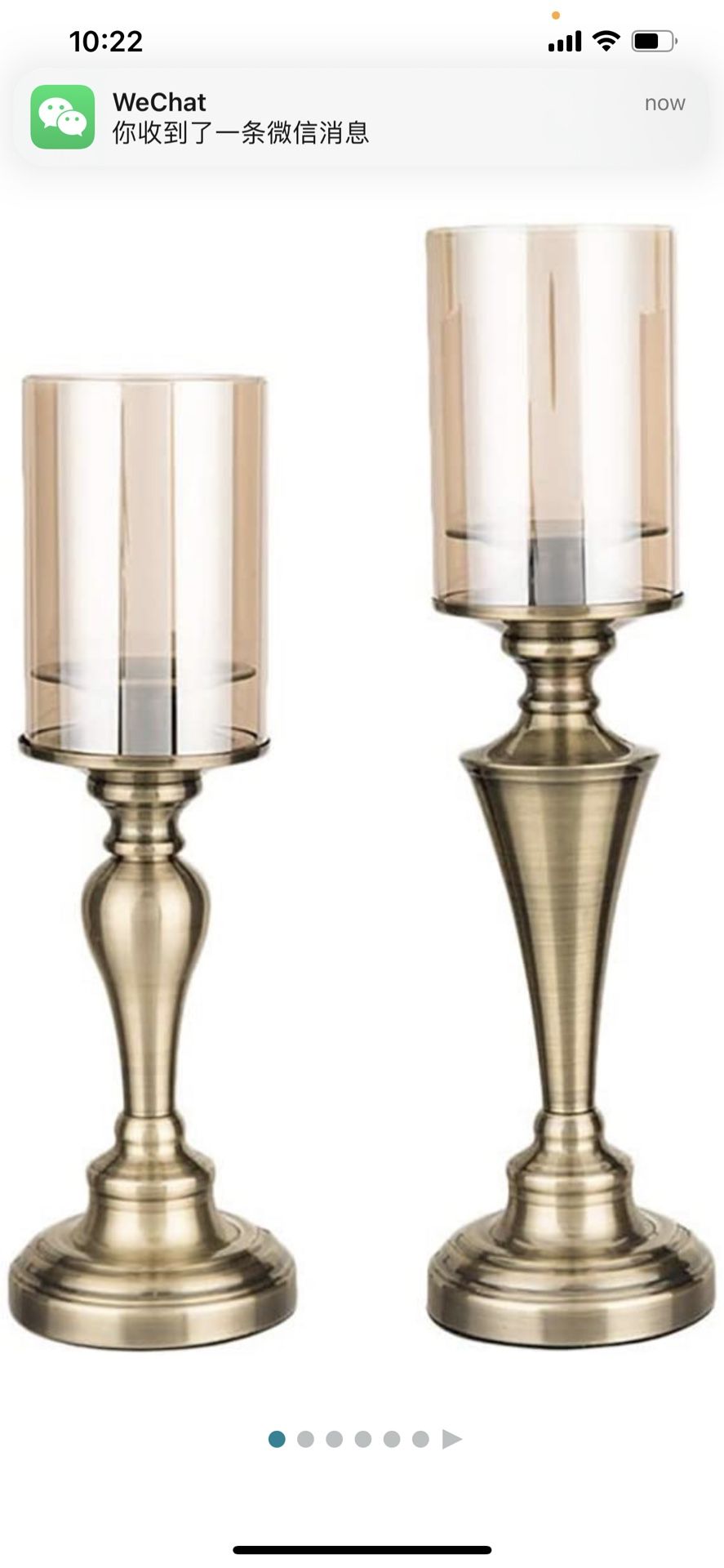 Hurricane Candle Holders