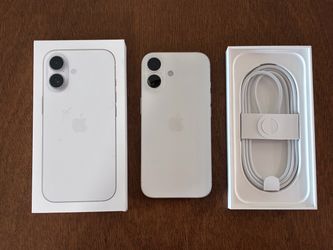 Unlocked iPhone 17 256GB White 100% Battery