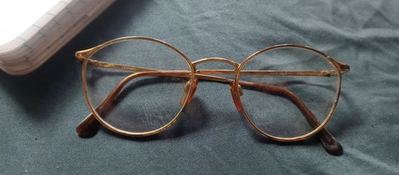 Giorgio Armani Eyeglasses Gold Round Frame