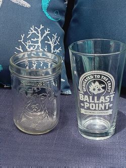 (6) New Ballast Point/Lagunitas Pint Glasses 