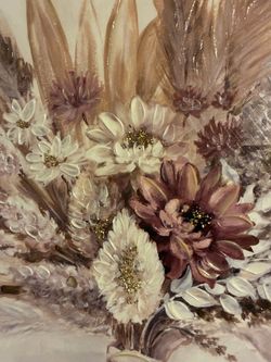 Large Floral Bouquet Canvas Wall Art