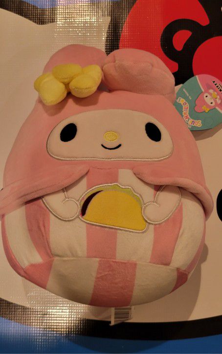SQUISHMALLOWS HELLO KITTY & FRIENDS FOOD TRUCK COLLECTION - MY MELODY WITH TACO

