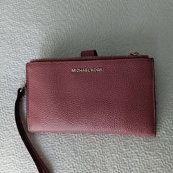 Michael Kors Pink Double Wallet 