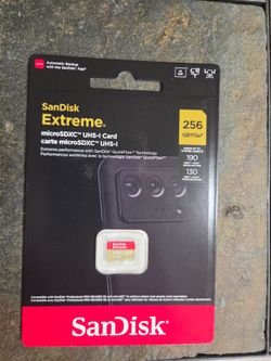 SanDisk Extreme 256GB microSDXC UHS-I Card