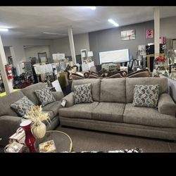 Brand New Ashley Stonemade Sofa Loveseat Set 
