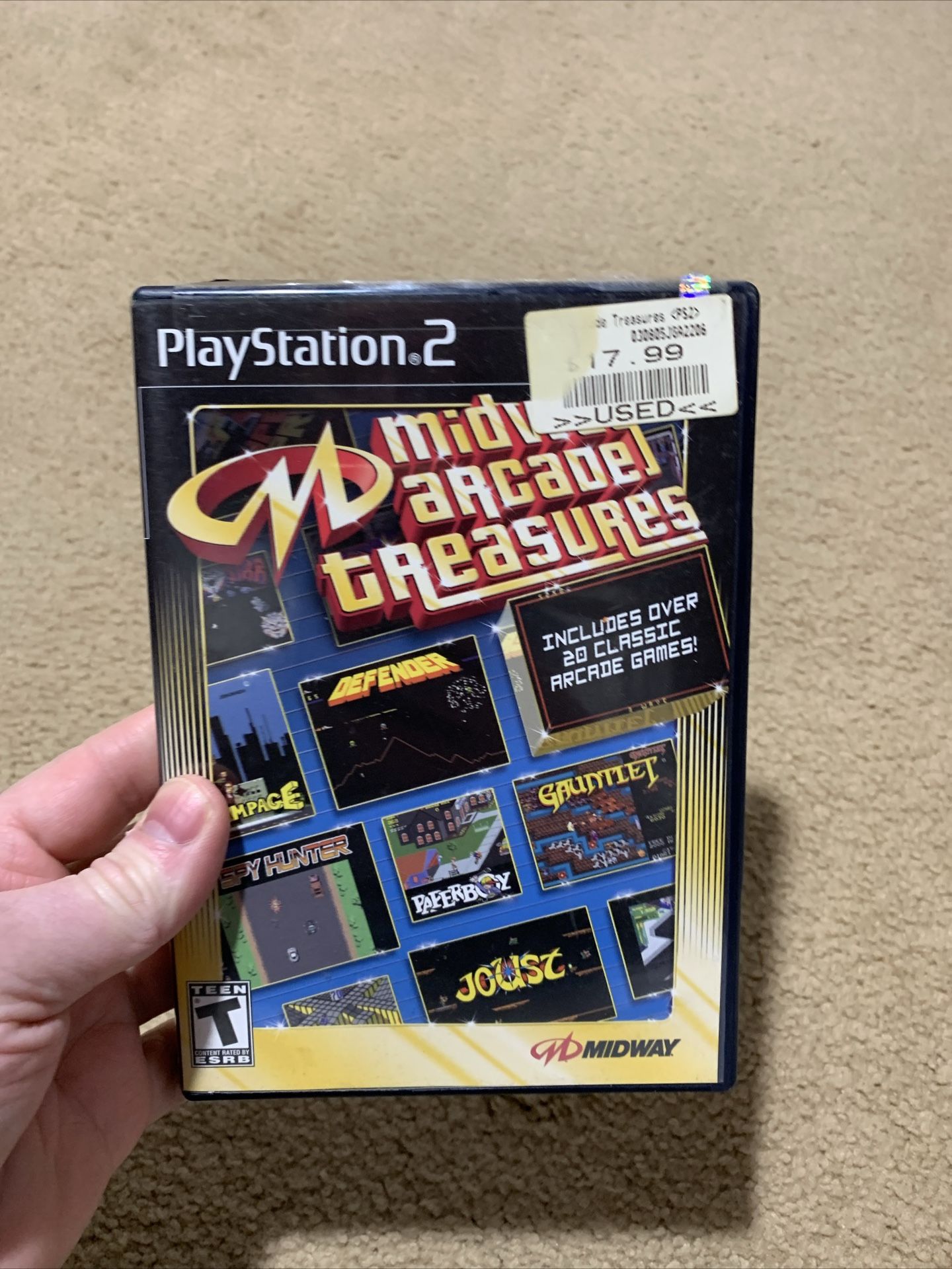 Midway Arcade Treasures Ps2 CIB 