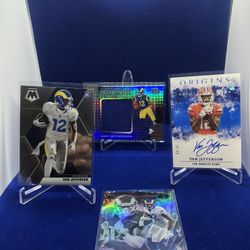 Van Jefferson Rookie 6 Card Lot Origins Auto On Card /49 Illusions Patch Mosaic