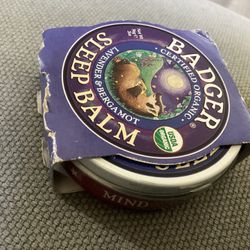 Badger Sleep Balm Tin, Lavender & Bergamot, 2 oz