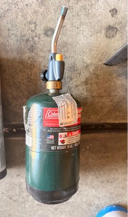 Coleman Propane Tank with Torch Attachment