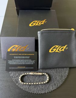 GLD 6mm rounded box chain bracelet 7”