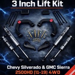 3” Lift Kit – 2011-2019 Chevy Silverado & GMC Sierra 2500HD 
