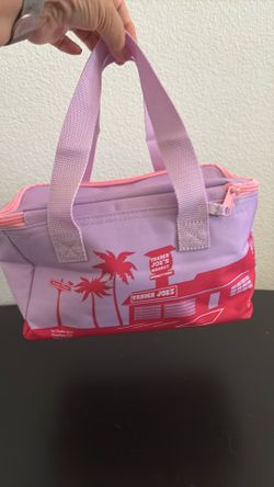 Trader Joe's Mini Insulated Lunch Bag Lavender 1.5 Gallon Cooler Tote Limited summer edition 2026