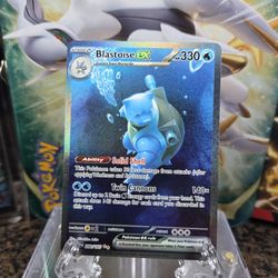 Blastoise Ex SIR- Pokémon SV 151 Near Mint